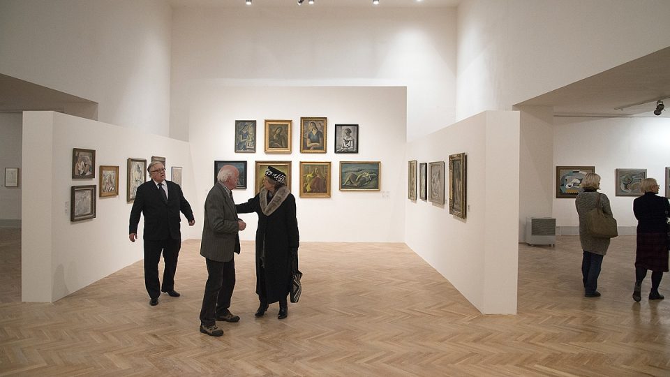Z výstavy meziválečné malby Jaroslava Krále a reminiscence kubismu v současném výtvarném umění Zlatý věk