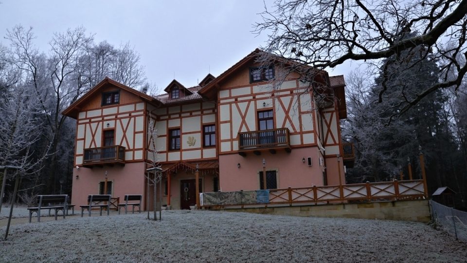 Tzv. nová vila v lázních Studánka