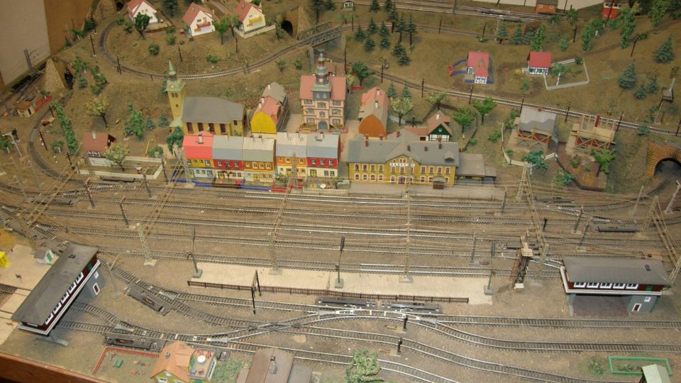 Model železnice Jiřího Daňka z Bruntálu