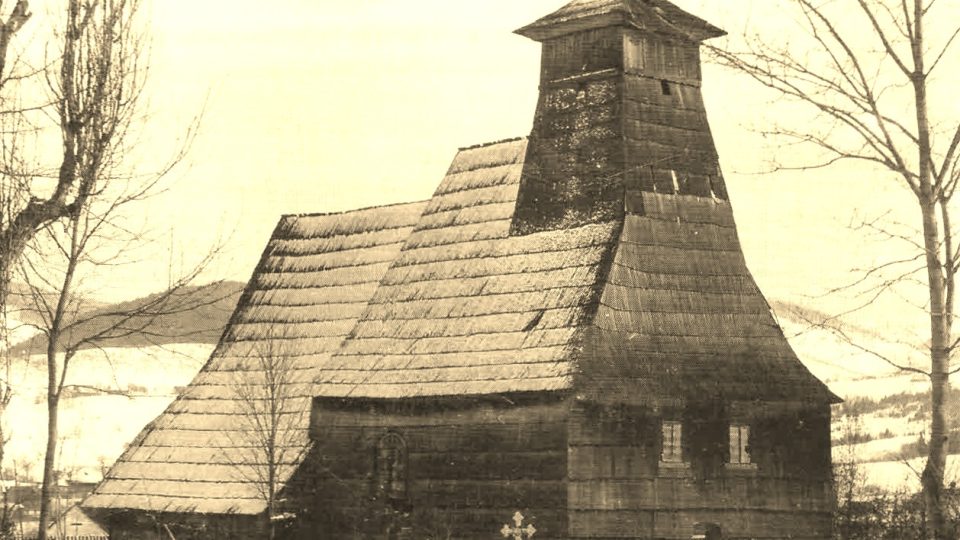 Katolický kostel Povýšení sv. Kříže r. 1587