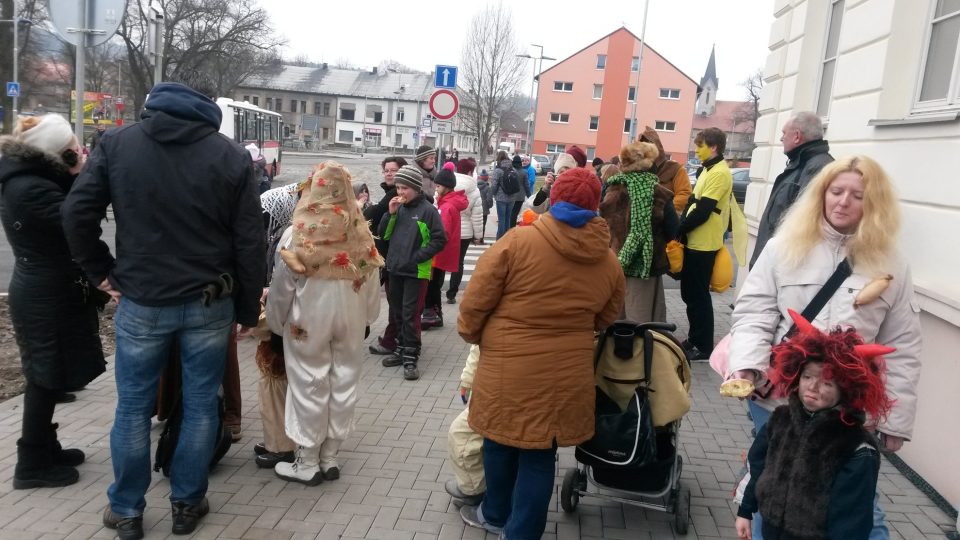 Masopust v Hornickém skanzenu Mayrau ve Vinařicích u Kladna 