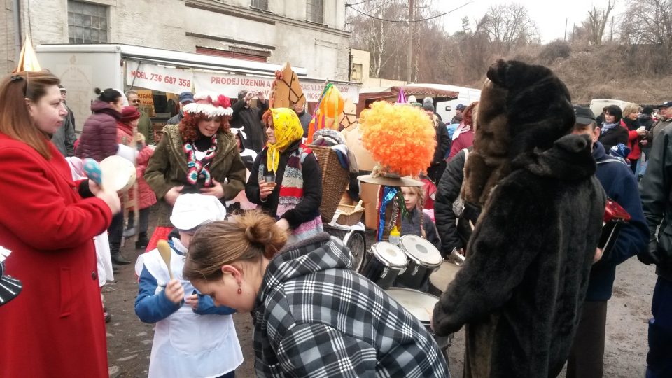 Masopust v Hornickém skanzenu Mayrau ve Vinařicích u Kladna 