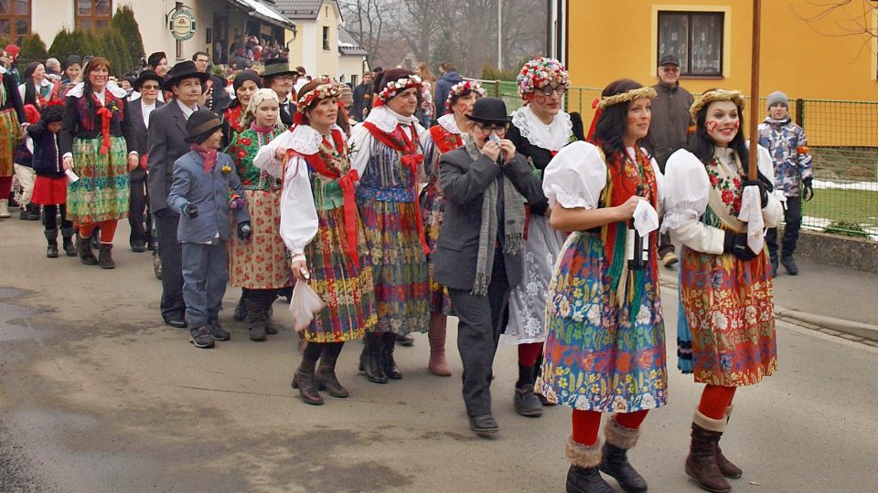 Čtyřdenní masopustní oslavy v Postřekově na Domažlicku