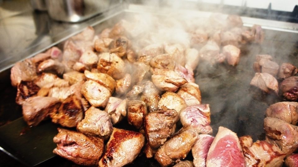 Kančí maso na grilu