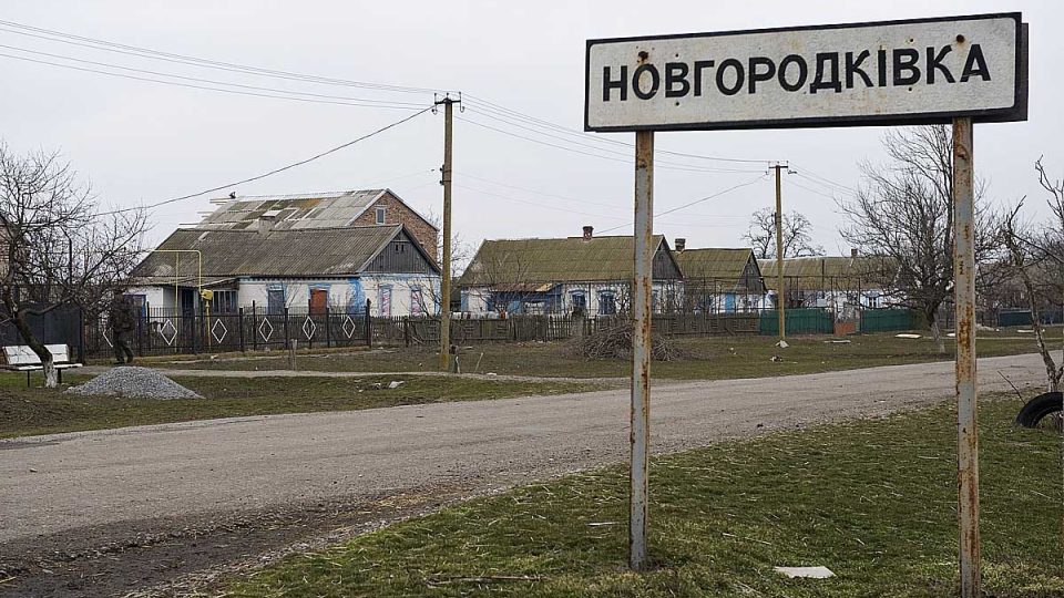 Ukrajinský název vesnice Čechohrad