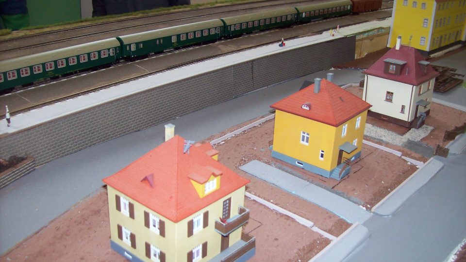 Železniční modely - domky