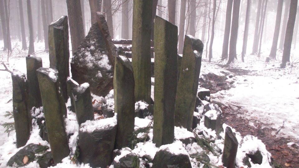 Verunčina studánka na úpatí Vlčí hory