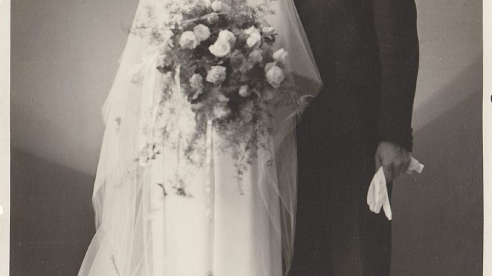 Černobílý den - svatební fotografie
