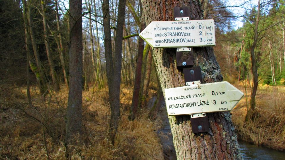 Studánka lásky je součástí naučné stezky