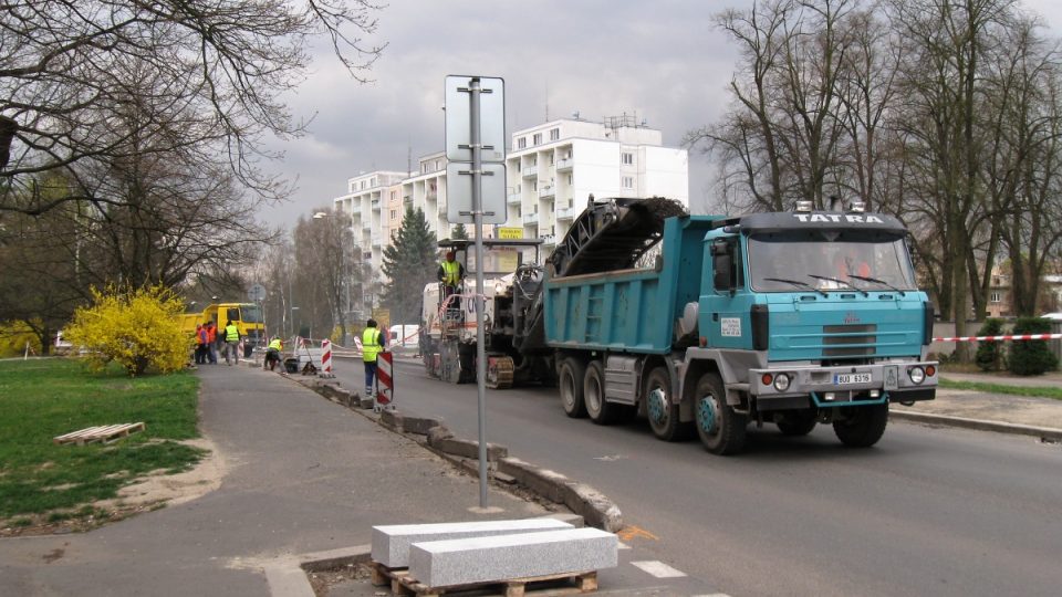Oprava Pražské ulice v Mělníku