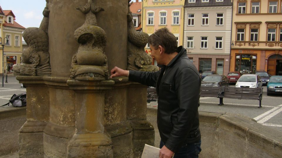 Kašna na náměstí v České Lípě