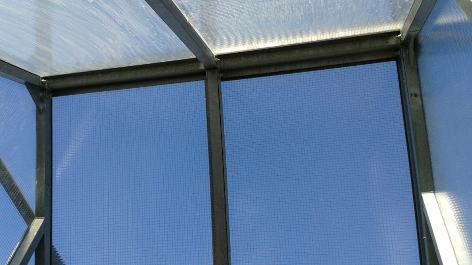 Skleděná střecha Práchovny