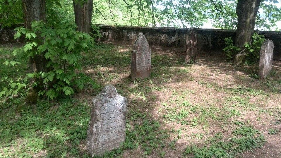 Pozůstatky židovského hřbitova na Seči.