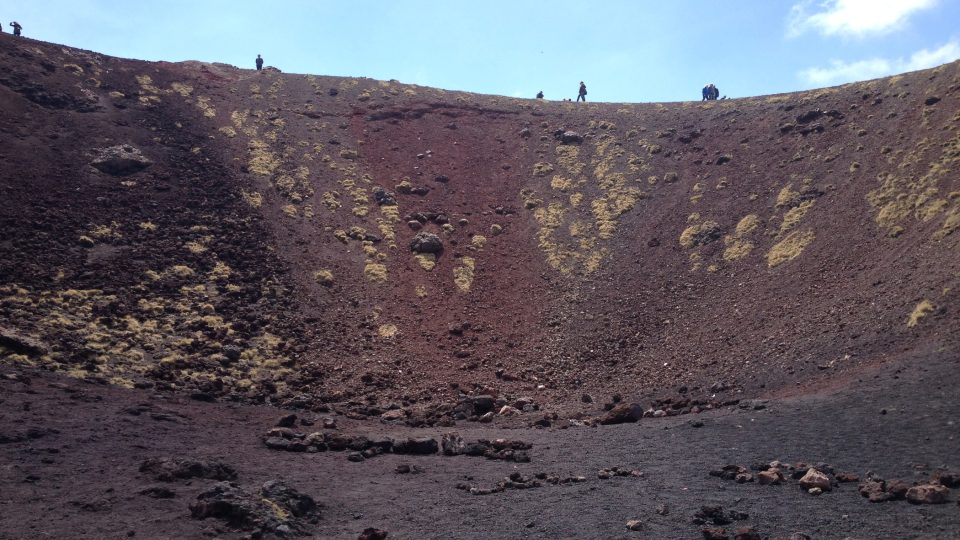 Etna - kráter Silvestri