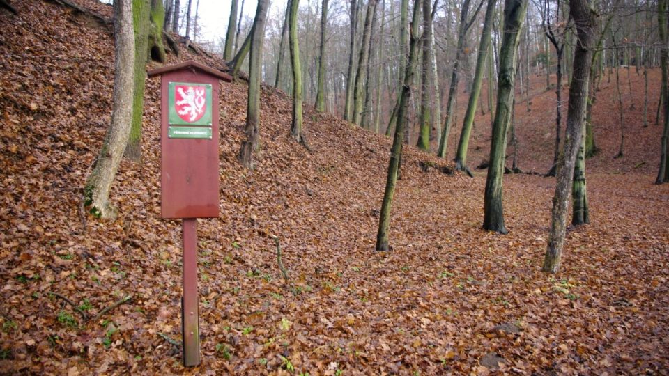 Hradiště i kaple leží v přírodní rezervaci Doubrava