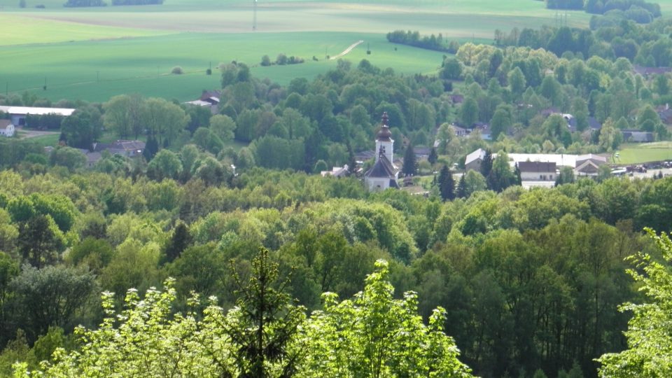 Pohled na Rychnov na Moravě
