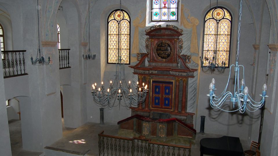 Interiér synagogy