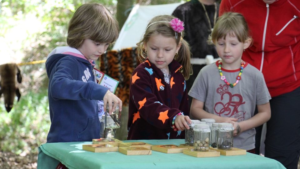 Pohádkový les. Tradiční akce pro děti v Rudolfově u Českých Budějovic
