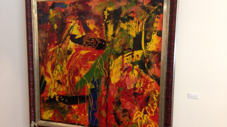 Sylvester Stallone maluje obrazy. Některé z nich vystavoval v Nice