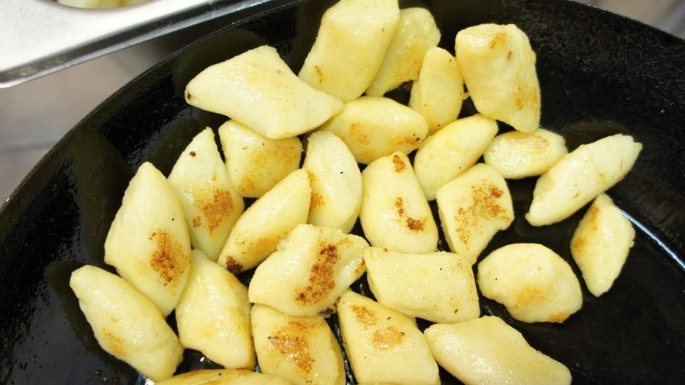 Restované bramborové noky