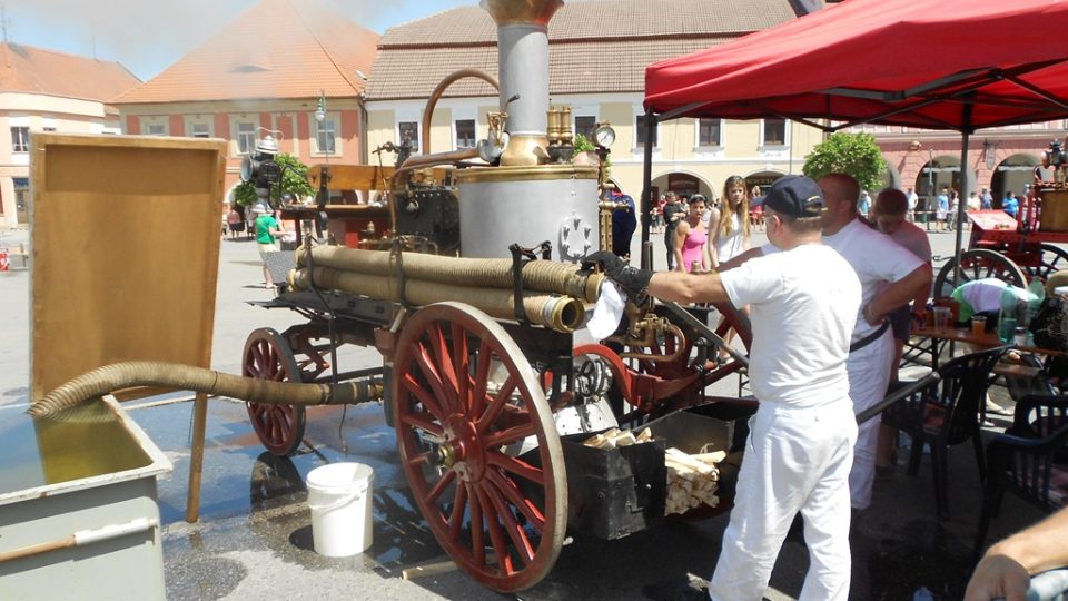 Sraz parních stříkaček v Netolicích