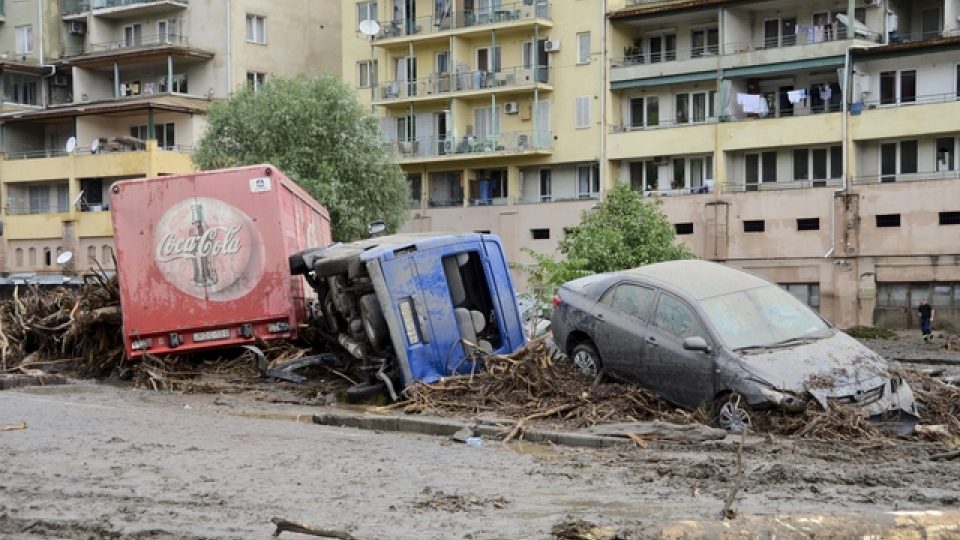 Povodeň v Tbilisi