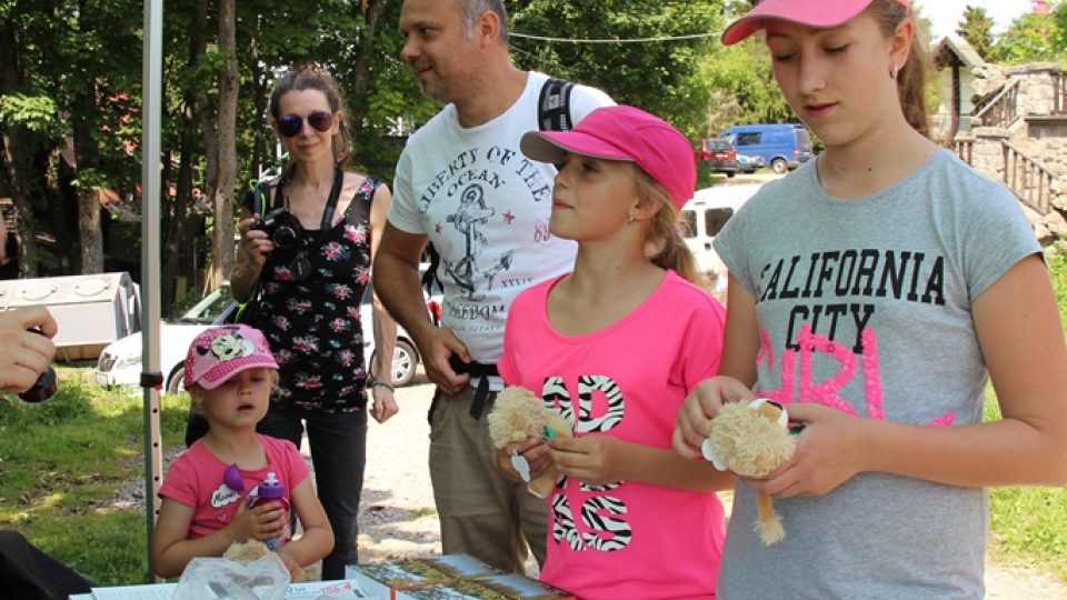 Živé vysílání Českého rozhlasu České Budějovice z vrcholu Kleť.