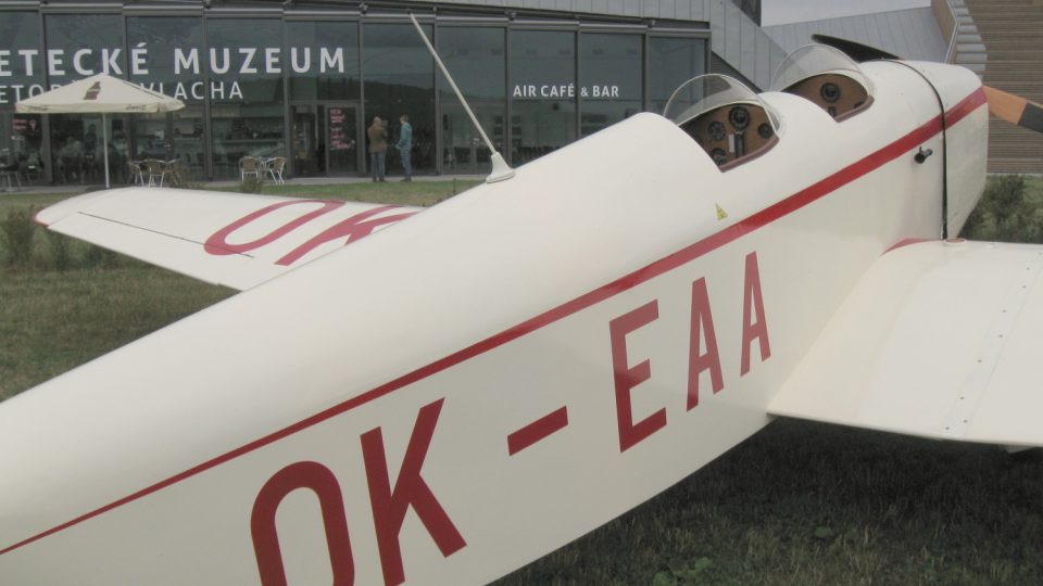 Letoun Be-50 Beta Minor v leteckém muzeu 