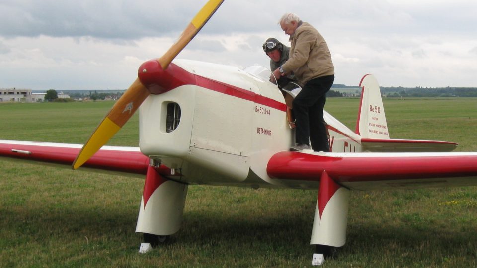 Letoun Be-50 Beta Minor v leteckém muzeu 