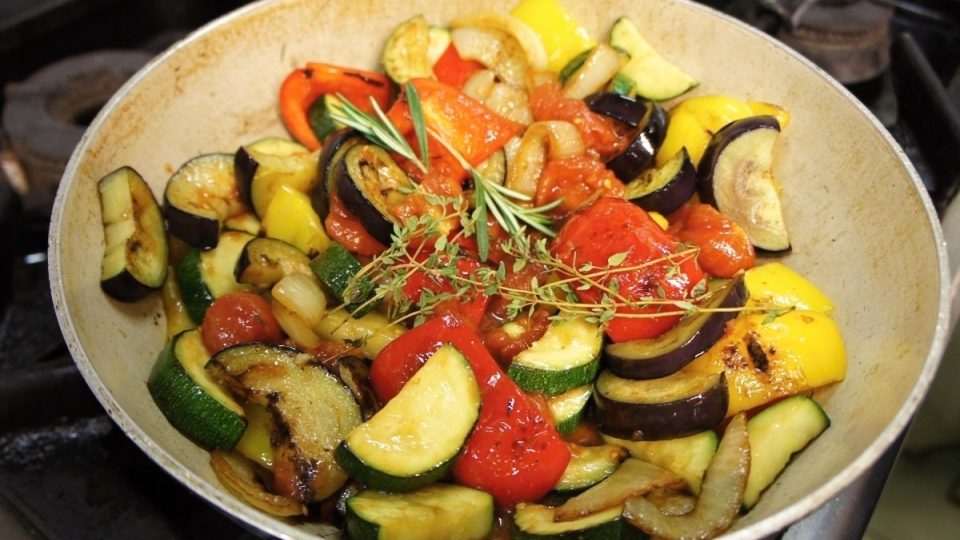 Ratatouille na pánvi