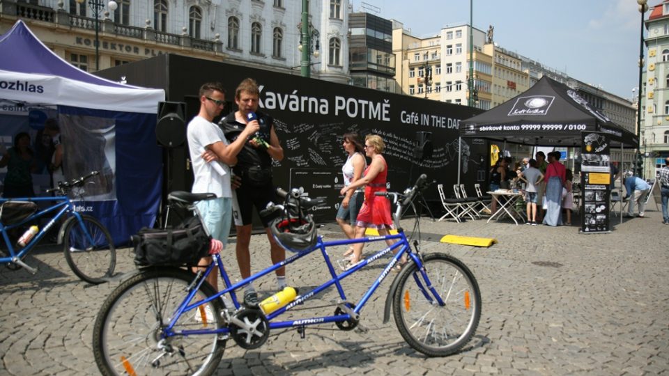 Kavárna POTMĚ - start cykloexpedice