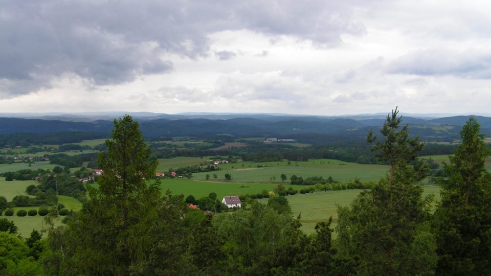 Výhled z Langovy rozhledny