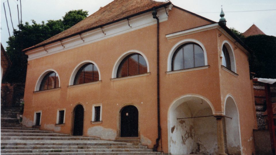 Synagoga v Mikulově ze 70. let 20. století