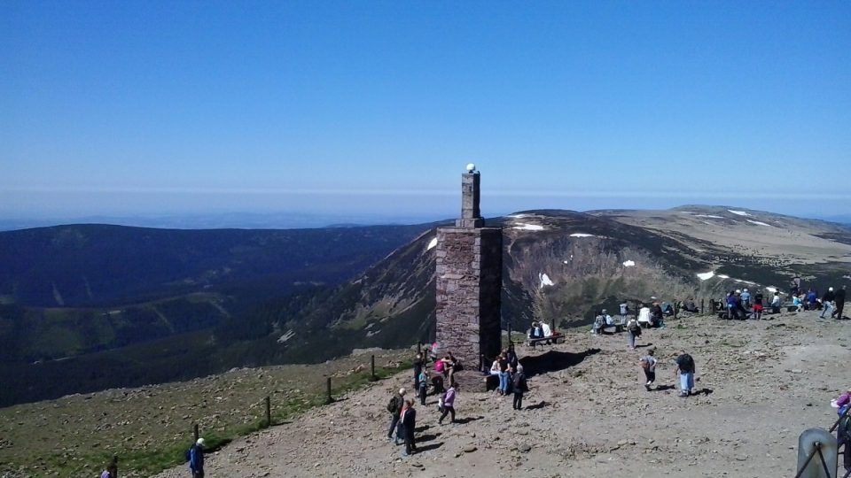 Pohled z poštovny na Obří důl