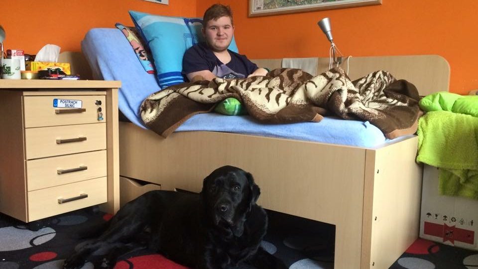 Dnes 17letý student Jan Vaněk má v genech nevyléčitelnou chorobu. Jednou z jeho velkých opor je i asistenční pes Sony