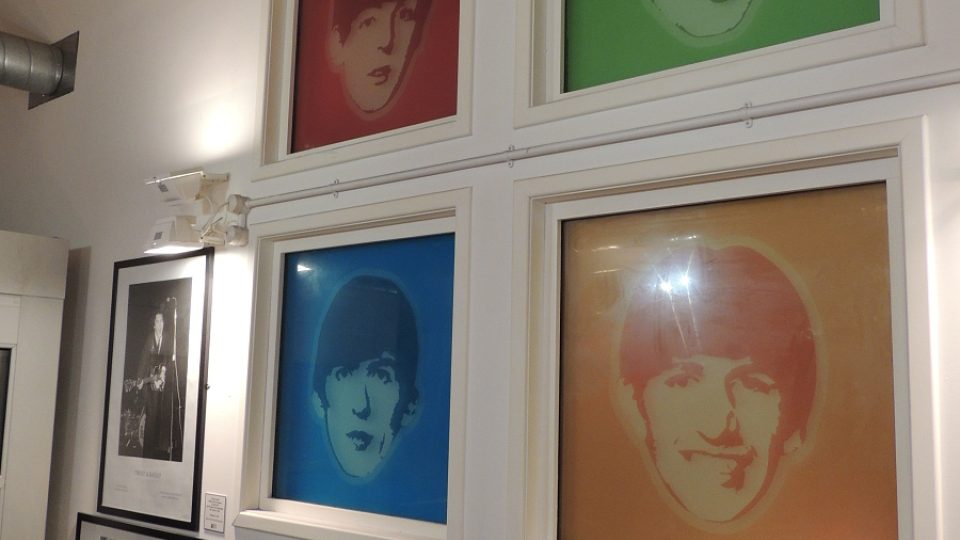 Expozice interaktivního muzea Beatles Story v anglickém Liverpoolu