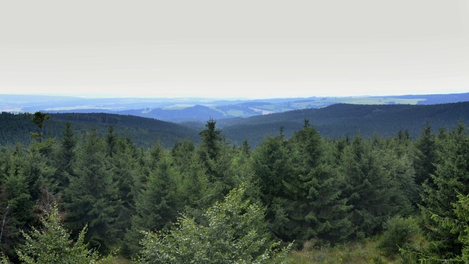 Výhled z Anenského vrchu
