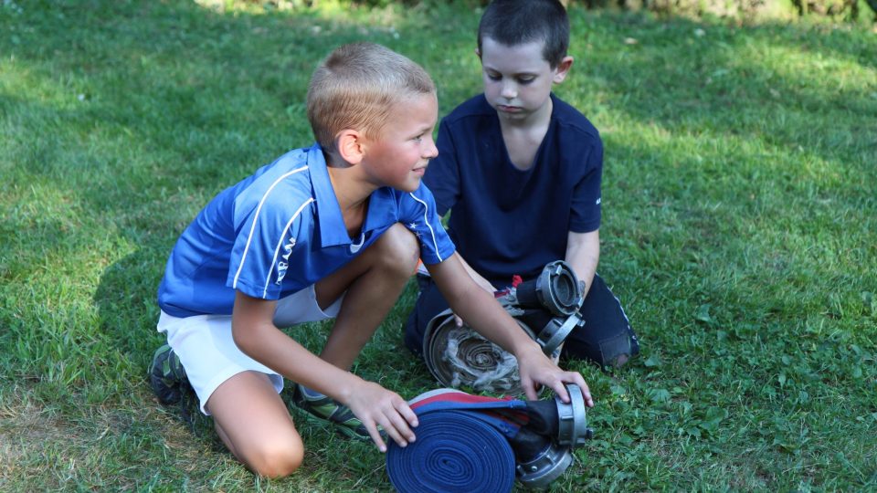 V Hlubočkách se o hasičský sport zajímají i děti | foto: Petra Ševců V Hlubočkách se o hasičský sport zajímají i děti