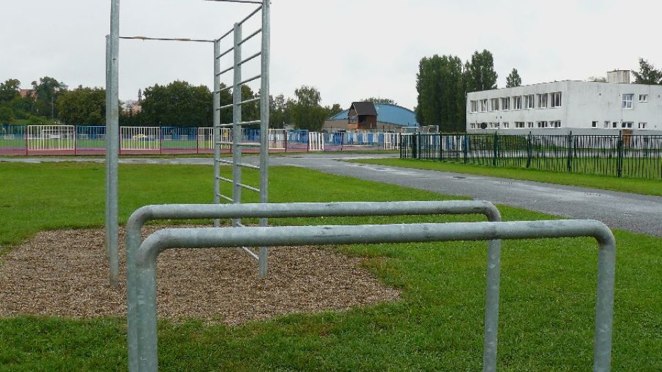 Jediná možnost venkovního posilování na stadionu v České Lípě