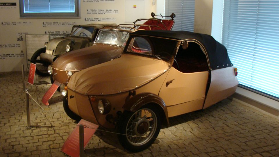 Expozice Velorexů v Městském muzeu Česká Třebová