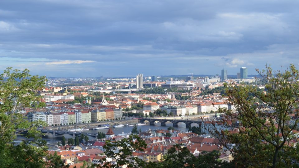 Pohled na Prahu z Petřína