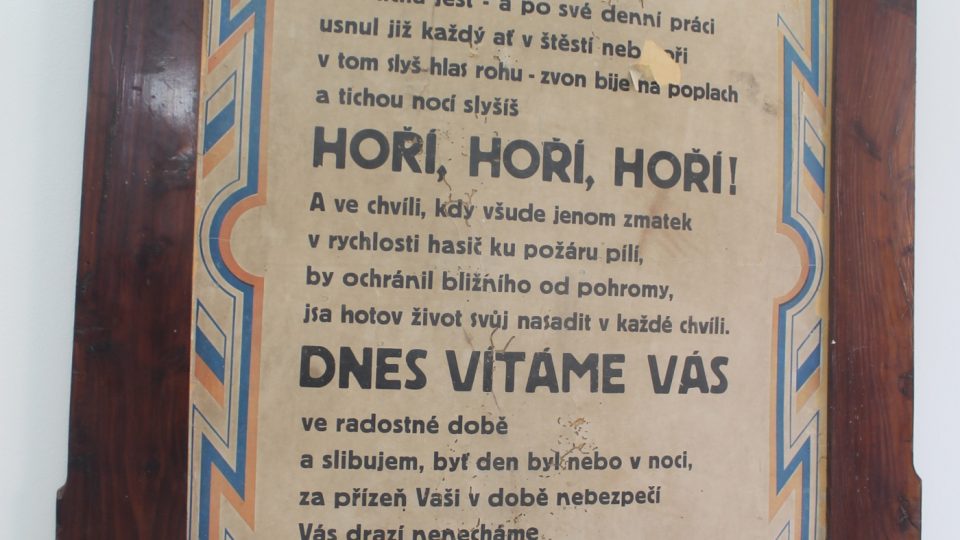 Obraz, hasiči