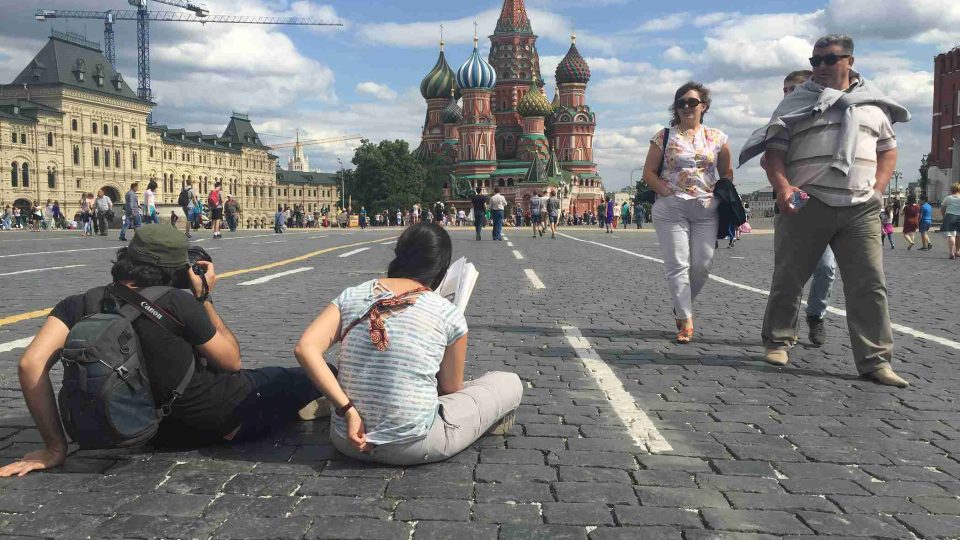 Jak vypadá dnešní Moskva, dokumentoval přímo v ulicích ruské metropole náš zpravodaj