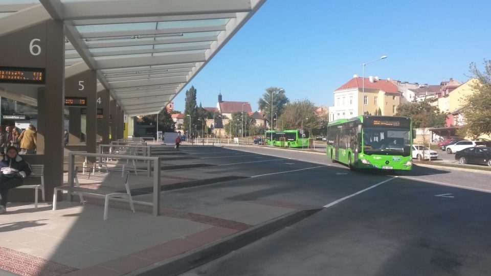 Autobusové nádraží v Litoměřicích po rekonstrukci