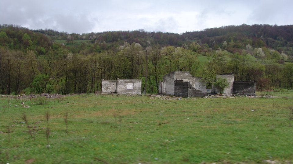 Pozůstatky občanské války v bosenské krajině