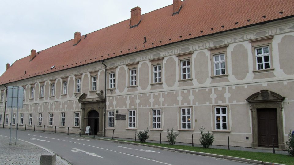 Piaristický klášter, kde sídlí muzeum v Příboře