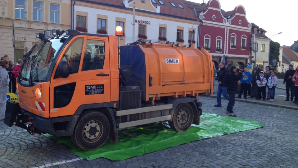 Třídění odpadu v Moravských Budějovicích