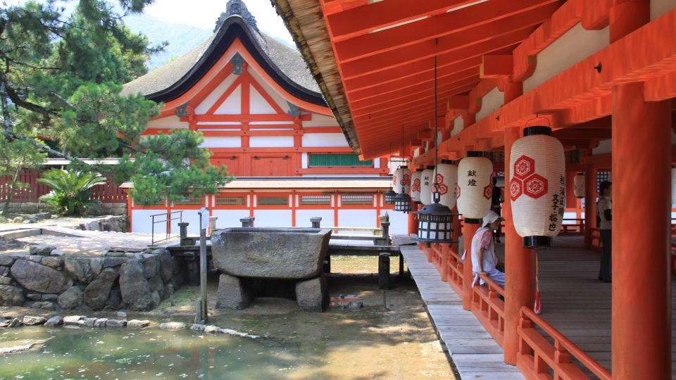 Šintoistická svatyně Icukušima. Nejfotogeničtější památka Japonska