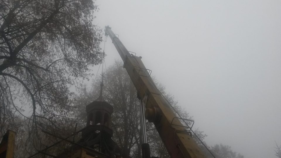 Třebenice - oprava historické zvonice