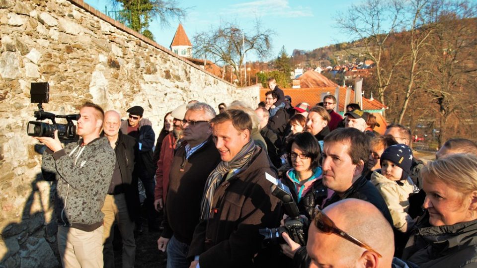 V Krumlově vysadili novou vinici. Nachází se nedaleko zahradního domku Egona Schieleho